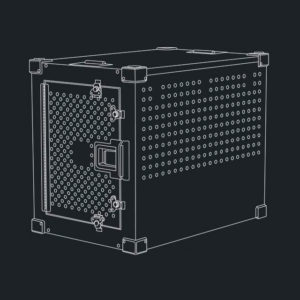 Клетка для собак с высокой тревожностью от 77.5×52×66 см